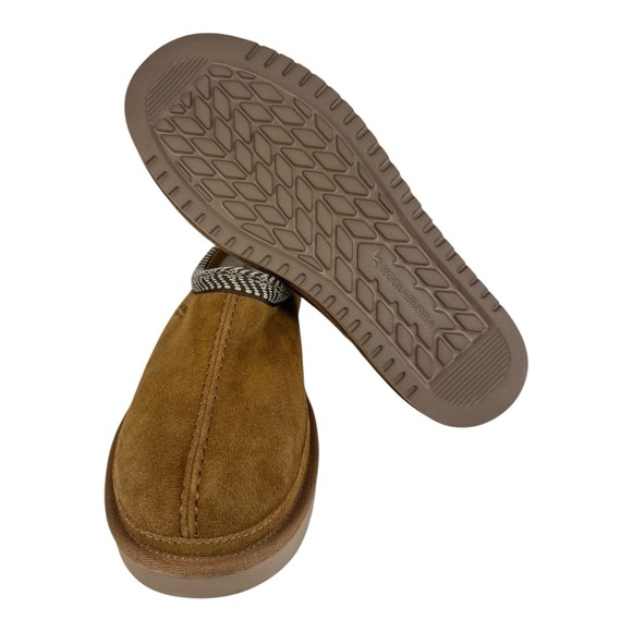 Koolaburra By Ugg Burree Lined Brown Slip On Slippers Men Size 9 No Box